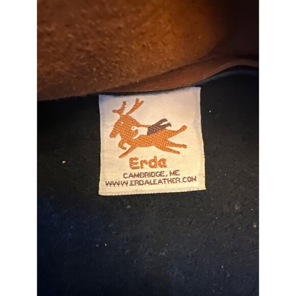 Erda Leather Sling Bag With Moose Print Crossbody Zip Closure Western Ranch - Picture 5 of 6